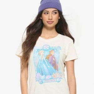 DISNEY FROZEN 2 ANNA & ELSA FRAME GIRLS T-SHIRT